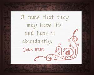 Life Abundantly - John 10:10